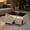 White + ABS + Primary Living Space, variant on Modern Smart Coffee Table with Built‑in Dual‑Zone Refrigerated Drawers Glossy ABS End Table with Bluetooth Speaker 15W Wireless Charging USB‑C Ports RGB Ambient Light for Living Room41.54"x23.03"x18"