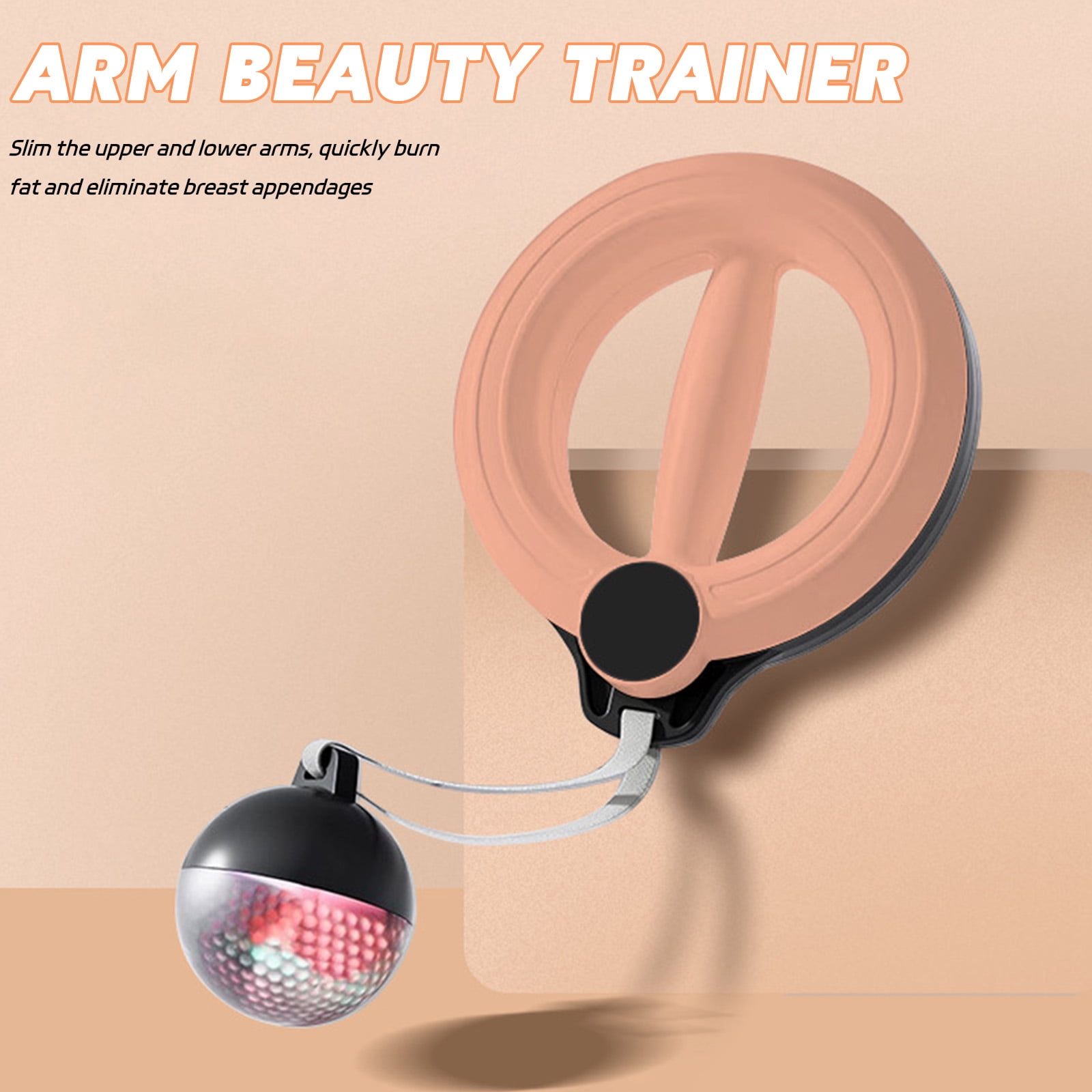 Wrist and Forearm Trainer, Arm Strength Training Device for Forearm Muscle Exercise for Fitness and Daily Home Training Smart Glow Version, 7x6Inch, Pink
