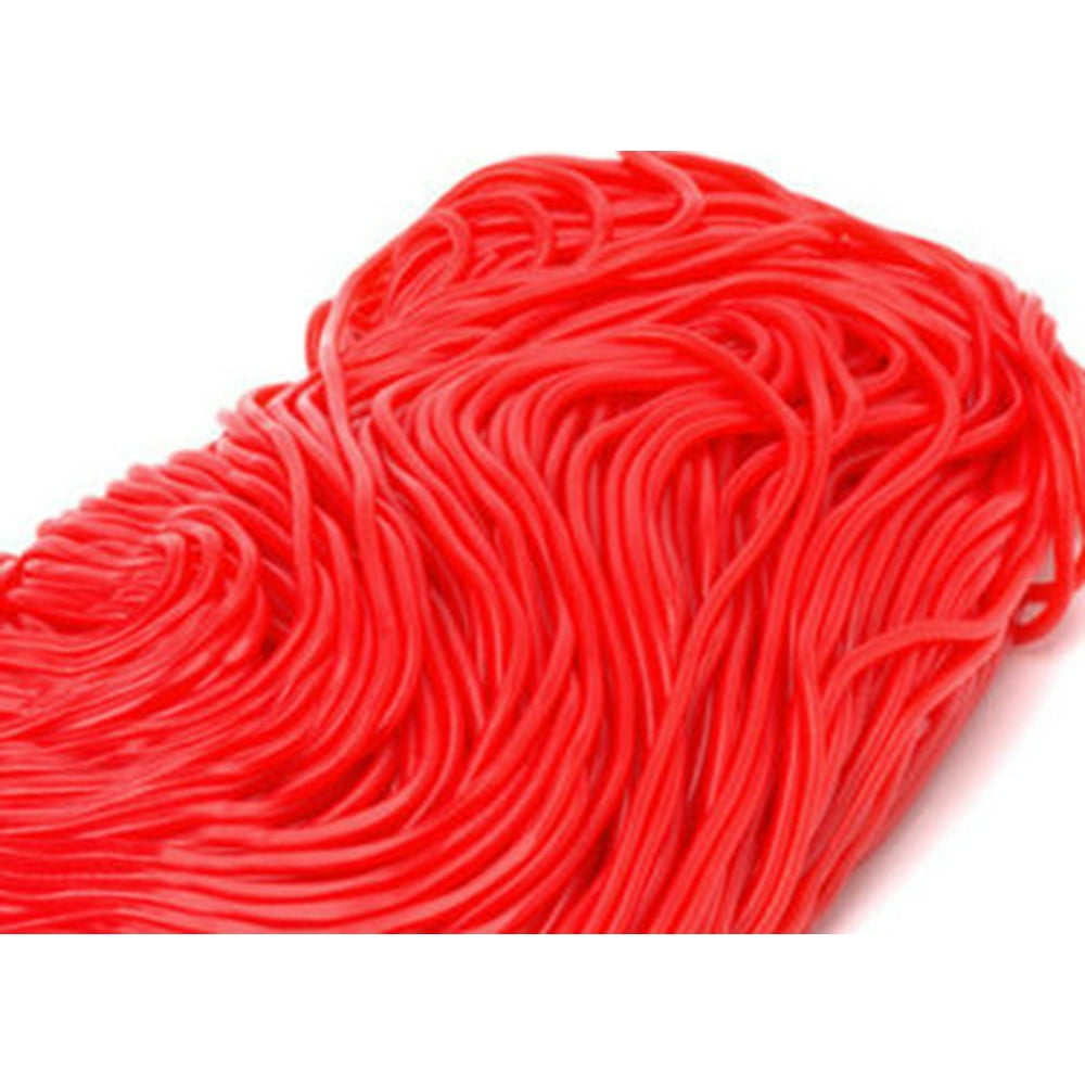 SweetGourmet Strawberry Licorice Laces Dutch Candy Shoelaces 1