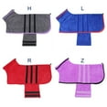 thumbnail image 2 of Can adjust neck circumference size Strong water absorption Waist size can vary Machine washable Dog Bathrobe Towel 2XL Red, 2 of 4