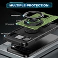 thumbnail image 4 of for Google Pixel 8 Pro Case with Stand, Shockproof Drop Resistant Protection Cover Finger Ring Rugged Phone Case with Built-in 360° Rotatable Ring Kickstand for Google Pixel 8 Pro, Green, 4 of 9