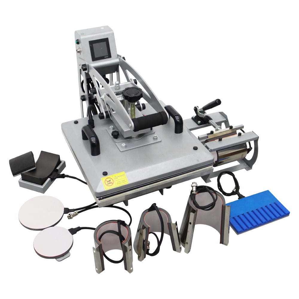 Techtongda 9in1 Magnetic Semi-automatic Heat Press Machine