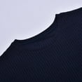 thumbnail image 6 of Men Summer Tops Tops Men Dressy for Casual Summer Mens Long Sleeves Mens Loose Fit Long Sleeve Work Out Shirt Shirt Sleeve under Vest Shirts Shirts Comfy Compression Tee Work Out Pack Me Blue M, 6 of 7