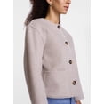 thumbnail image 6 of Scenario Women's Double Faced Faux Wool Jacket, Sizes XS-XXXL, 6 of 7