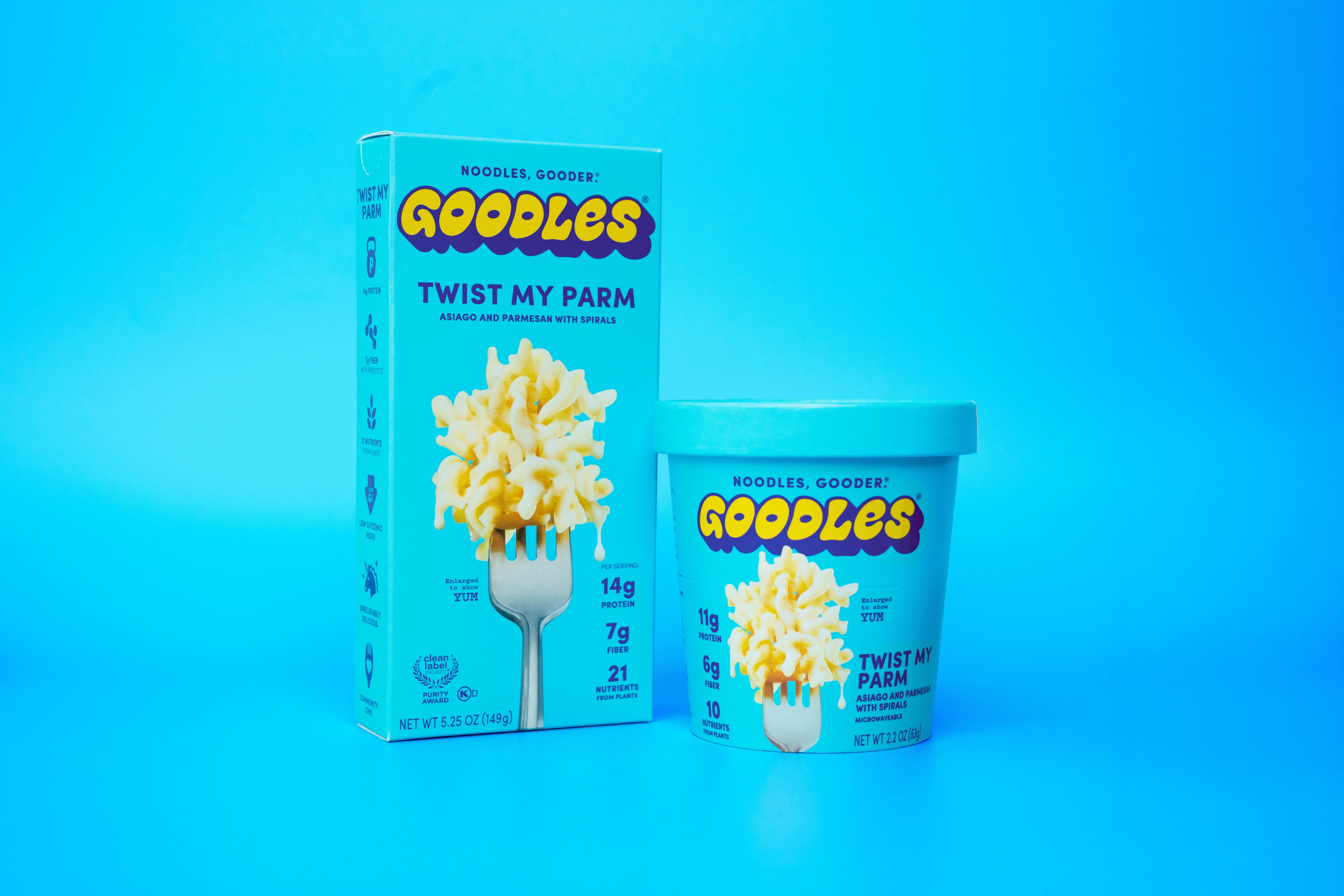 Goodles Mac & Cheese Twist My Parm Microwaveable Cup; Shelf Stable-2.2oz