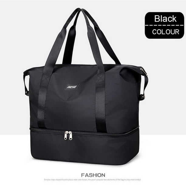 Bolsa de deporte de gran capacidad para mujer, bolsa impermeable de nailon para equipaje de viaje Likrtyny Para Estrenar
