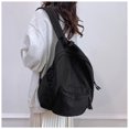 thumbnail image 3 of KKLDOGS Washed Canvas Casual Backpack, Soft Lightweight Daily Daypack, Large Capacity Travel Rucksack With Front Pocket, Simple Multipurpose Shoulder Bag, 3 of 5