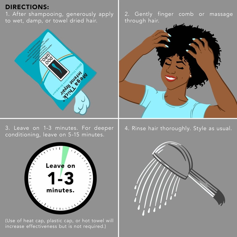Doo Gro Mega Thick Intense Repair Rebuilding Thickening Hair