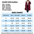 thumbnail image 3 of Hogleaql Long Winter Coats for Women Long Sleeve Zip Up Reversible Fleece Coat Thermal Quilted Jackets with Pockets Loose Fit Long Hoodie Outerwear Brown L, 3 of 5