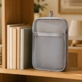 thumbnail image 5 of Transparent Zipper File Bag with Handle, Subject Sorting Pouch for Student Homework and Test Papers, Large Capacity Document Organizer Tote for School, Clear Storage Bag for Study Supplies, 5 of 5