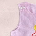 thumbnail image 4 of larppty Baby Girl First Birthday Outfit Cake Smash Dress One Year Old Birthday Dresses Tunic Playwear（Pink， 6-12 Months）, 4 of 7