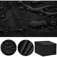 thumbnail image 6 of Patio Furniture Covers, Outdoor Furniture Cover Waterproof 102 x 48 x 30 Inch Outdoor Table Chair and Sofa Covers Heavy Duty for Rain, Dust Snow, Rectangular (260x120x75cm), 6 of 7