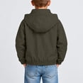 thumbnail image 6 of Junboys Boys Hooded Zip-Up Hoodie Fall - Jacket Boys Jacket Casual Sporty Outerwear for School Travel, Long Sleeve Zip Up Hoodie with Pockets, 6 of 8