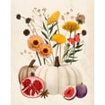 thumbnail image 2 of Popp, Grace 20x24 Gold Ornate Wood Framed with Double Matting Museum Art Print Titled - Fall Botanicals I, 2 of 4
