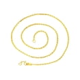 thumbnail image 1 of Collar de cadena de oro Fernando Gargantilla de cadena única 45 cm Estilo A, 1 of 8