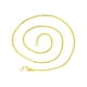thumbnail image 1 of Collar de cadena de oro Fernando Gargantilla de cadena única 45 cm Estilo A, 1 of 8