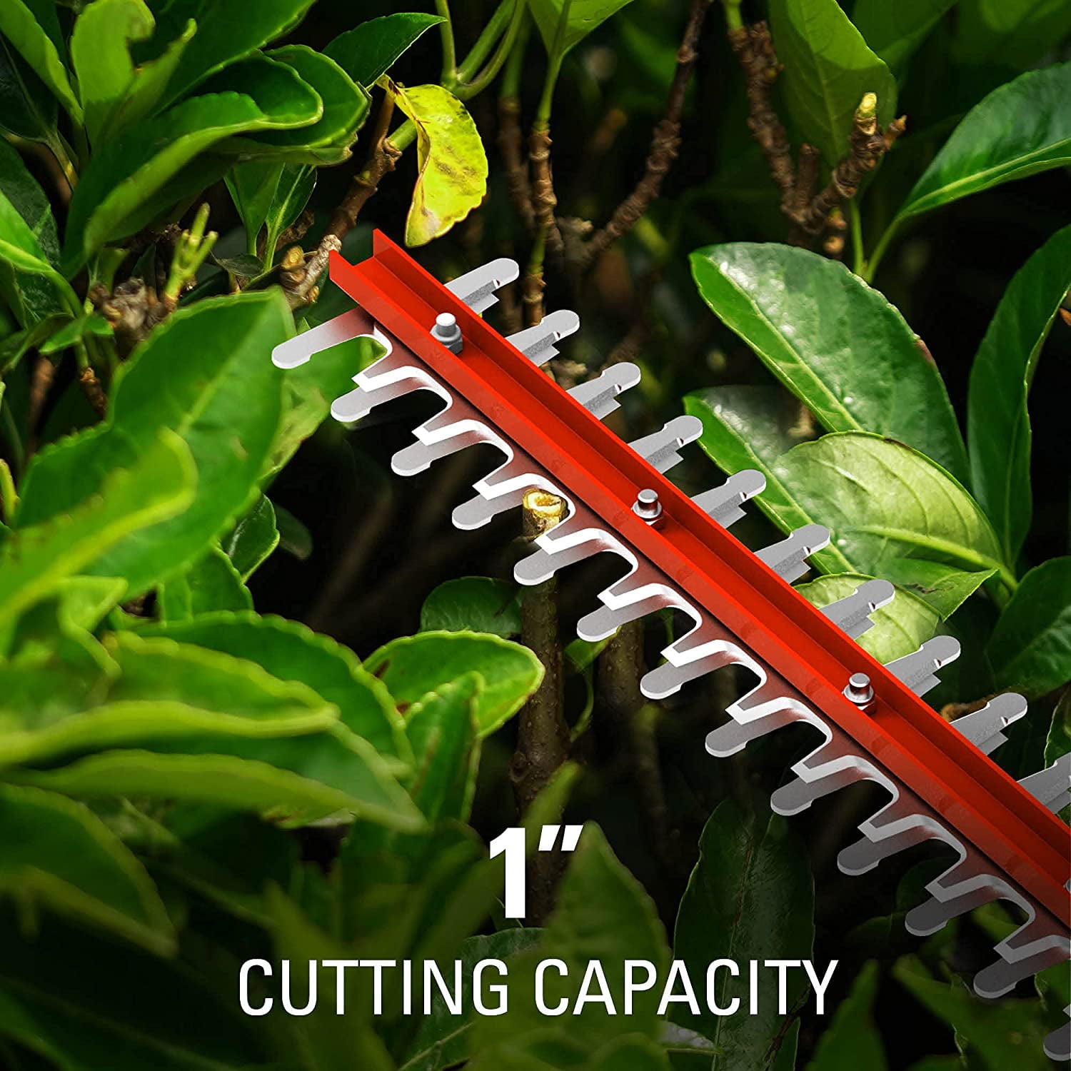 Greenworks 40V 24" Hedge Trimmer (1" Cutting Capacity), 2Ah USB Battery and Charger Included HT40B212