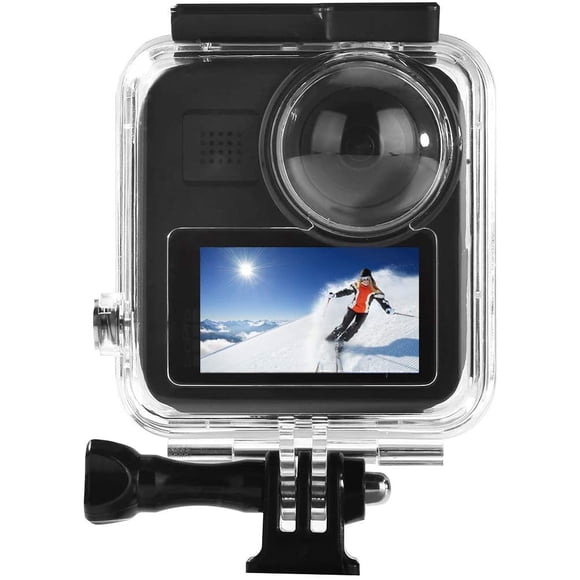 Waterproof Housing Case for GoPro Max, 45M/ 148FT Underwater Protective Diving Case Shell with Quick Release Mount Accessories for Go Pro Max Action Camera