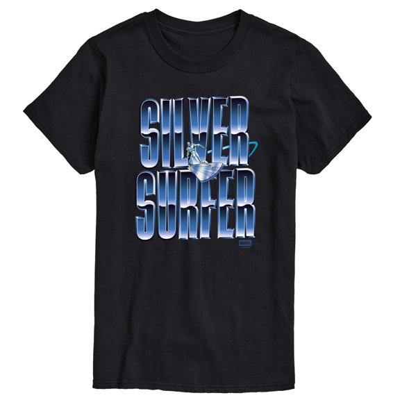 Disney - Chrome Silver Surfer - Men's Short Sleeve Graphic T-Shirt