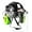 Black+Clear PC face shield, variant on Forestry Safety Helmet Chainsaw Helmet with Mesh Face Shield and Ear Muffs 3 in 1 Forestry Hard Hat