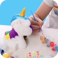 thumbnail image 4 of Original Stationery Decorate and Paint Your Own Unicorn Money Box - Kids Paint Set Birthday Gift for Girls with 21 Gems, 12 Non Toxic Colors and More!, 4 of 9