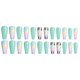 thumbnail image 1 of Seitruly Uñas postizas de ataúd, estilo francés clásico, uñas a presión, cubierta completa, punta de uñas, pegatinas de manicura de viscosidad Arte de uñas tipo 29 Seitruly CE012296-29B, 1 of 6