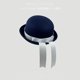 thumbnail image 1 of Sombrero sombrero de fieltro hecho a mano para padres e hijos, sombrero para uniforme japonesa JK de lana, lazo de estilo universitario, cinta para guardería, sombrero de marinero, 1 of 4