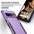 thumbnail image 3 of REQO pour Pixel 7 Pro Étui, Google Pixel 7 Pro Étui [Testé contre les Chutes de Qualité Militaire] Étui de Protection Robuste Antichoc pour Pixel 7 Pro 6.3 Pouces, Violet, 3 of 7
