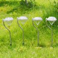 thumbnail image 2 of 4pcs Outdoor Light Solar Garden Stake Yard Light Stainless Steel Lawn Lamp Decor, 2 of 5