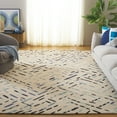 thumbnail image 2 of SAFAVIEH Metro Rodina Geometric Striped Area Rug, Gray/Blue, 8' x 10', 2 of 7