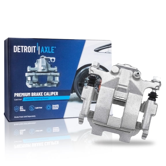 Detroit Axle - Rear Driver Side Brake Caliper w/ Bracket Replacement for 2009-2014 2016-2018 Nissan Maxima