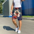 thumbnail image 6 of Naloa Paisley2 Men's Short Pajama Pants, Pj Shorts, Lounge Comfort Shorts-Small, 6 of 6
