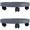 Gray, variant on BAODELI 2 Pack of 14 inch Heavy Duty Plant Caddy with Wheels,Rolling Plant Stand Pot Trolley,Wheeled Planter Saucer Tray,Potted Flower Mover Dolly with Casters Round Coaster for Indoor Outdoor(Black)