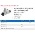 thumbnail image 2 of Rear Wheel Cylinder - Compatible with 2009 - 2020 Honda Fit GAS 2010 2011 2012 2013 2014 2015 2016 2017 2018 2019, 2 of 2