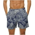 thumbnail image 2 of Jjayotai George Shorts Men Clearance Men's Swim Trunks Clearance, Beach Print Quick Dry Swimsuits, Board Shorts, Hawaiian Shorts, Shorts Men, 2 of 6