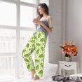 thumbnail image 3 of Fotbe Green Peas Women's Pajama Pants,Sleepwear Pants,Pj Bottoms Drawstring And Pockets-X-Large, 3 of 7