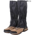 thumbnail image 1 of Guêtres de Randonnée pour Hommes et Femmes - Imperméables, Respirantes, Ajustables et Légères pour Bottes, Protection de Jambe pour Randonnée, Chasse, Alpinisme, Neige / Enveloppe Extérieure, 1 of 7