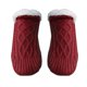 thumbnail image 2 of Calcetines antideslizantes Yotijar invierno Vino rojo para mujer, 2 of 9