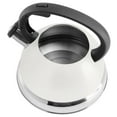 thumbnail image 3 of Mr. Flintshire 1.75 Quart Whistling Tea Kettle in Linen, 3 of 5