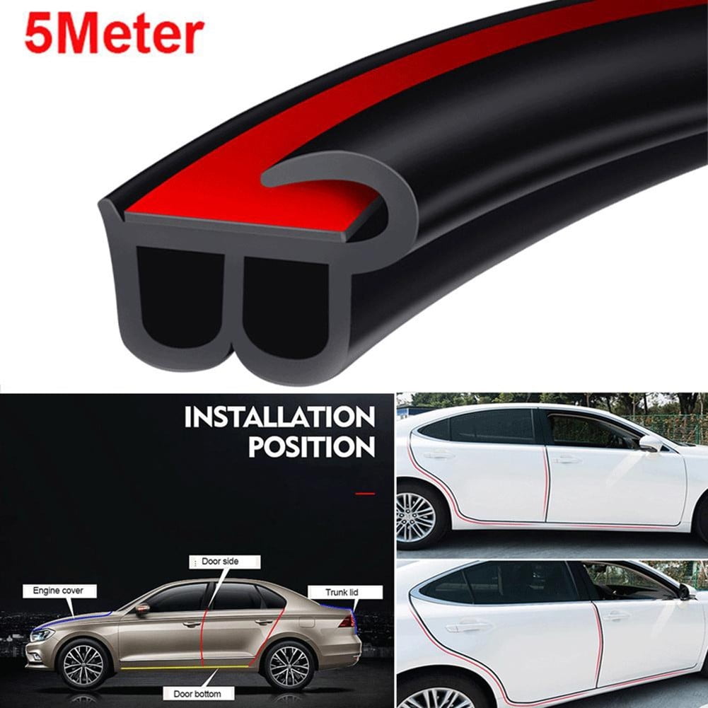 5M Rubber Seals Car Door Trunk Edge Guard Molding Trim Weatherstrip
