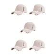 thumbnail image 3 of Decodeary Stay Stylish With Adjustable Ring Baseball Cap Any Occasion Cap With Rings Hat On Or Off Duty Match Style Party Pink 5Set, 3 of 6