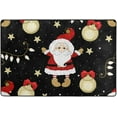 thumbnail image 4 of Dreamtimes Christmas Santa Claus Non-Slip Area Rug 36"x24", Xmas Ball Floor Carpet Comfort Floor Mats Decor for Indoor Front Porch,Living Room, Bedroom,Kitchen, 4 of 5