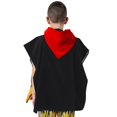 thumbnail image 3 of Poncho de baño Hot Wheels con capucha para niños en la playa, color negro, 3 of 9