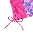 thumbnail image 4 of Traje de baño RAISEVERN para niñas, tankini, sirena, talla 10, con pantalones cortos, 4 of 6