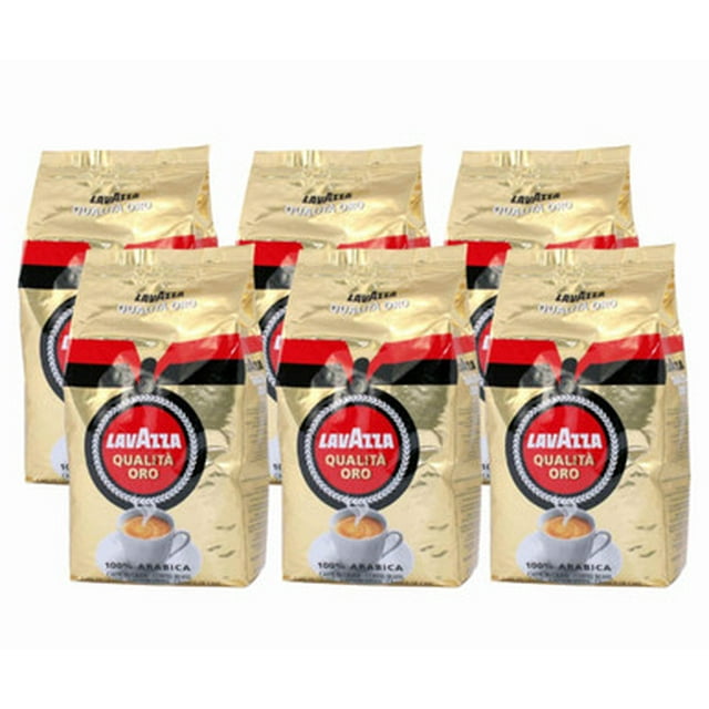 Lavazza QUALITA ORO Medium Blend Coffee Beans 1 Kg / 2.2 Lbs (6/Case)