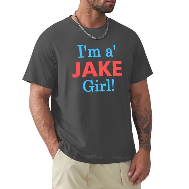 ¡Camisetas de verano para niños camiseta para hombre I'm A Jake Girl! Camiseta lisa para hombre ropa