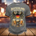 thumbnail image 2 of Telankuip Mens Traditional German Bavarian Oktoberfest T-Shirt Summer Short Sleeve Festival Graphic Tee Classic Crew Neck Retro Pattern Printed Casual Tops Streetwear 1-Grey XXXXXL, 2 of 4
