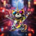 thumbnail image 4 of UYUH Monkey Ornaments Hanging Decor Colorful Animal Car & Bag Charms, Cute Home Decor Gift, Durable Resin Animal Figures for Christmas Birthdays, All Ages Room Decoration Accessories, 4 of 7