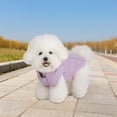thumbnail image 2 of Pet Warm Jacket Waterproof Windproof Dog Coat, Reflective Adjustable Pet Vest Winter Clothes with D-Ring for Small to Large Dogs (Purple), 2 of 5