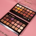 thumbnail image 7 of Profusion Cosmetics 21 Color Eyeshadow Palette, Multi Finish Blendable Pigmented Shades Includes Pro Series Brush Travel-Friendly Makeup, Nude Bliss, 7 of 7